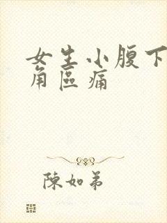 女生小腹下面三角区痛