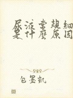 尿液常规细菌高是什么原因