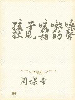 孩子咳嗽嗓子有拉风箱的声音