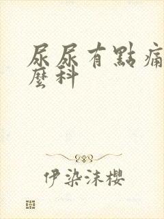 尿尿有点痛挂什么科