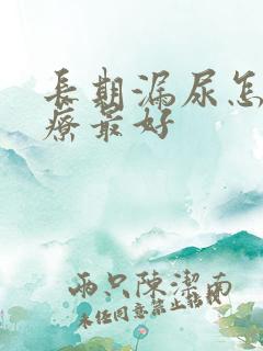 长期漏尿怎么治疗最好