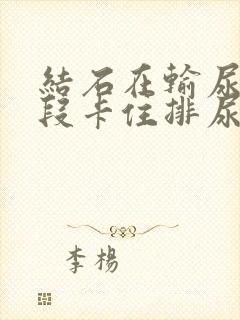 结石在输尿管下段卡住排尿不出