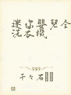 迷你婴儿全自动洗衣机