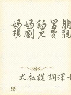 妈妈的男朋友电视剧免费观看全集高清