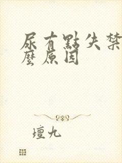 尿有点失禁是什么原因