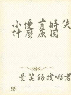 小便有时失禁是什么原因