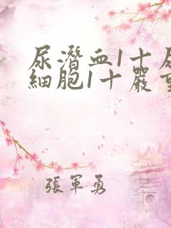 尿潜血1十尿白细胞1十严重吗