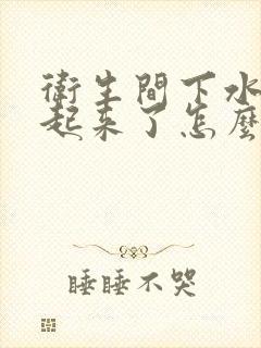 卫生间下水道堵起来了怎么办