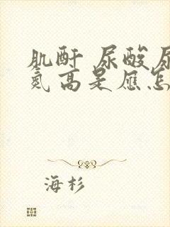 肌酐 尿酸尿素氮高是应怎样治疗