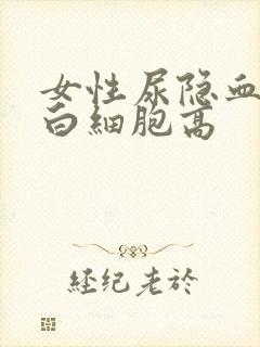 女性尿隐血1十白细胞高