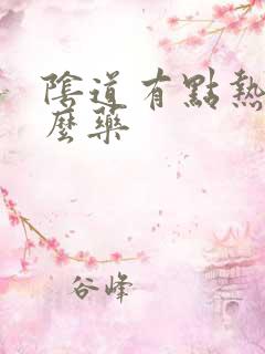 阴道有点热用什么药