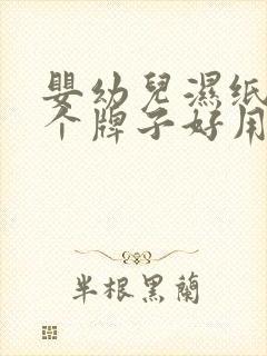 婴幼儿湿纸巾哪个牌子好用