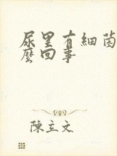 尿里有细菌是怎么回事