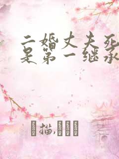 二婚丈夫死了谁是第一继承人