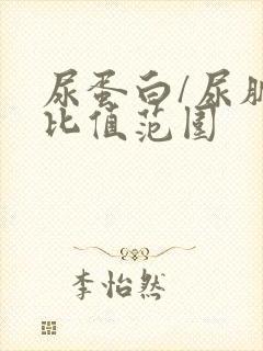 尿蛋白/尿肌酐比值范围