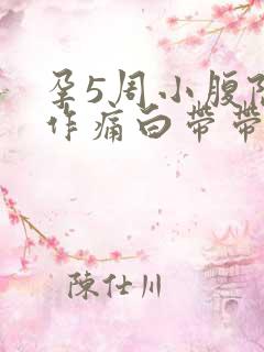 孕5周小腹隐隐作痛白带带血