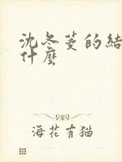 沈冬菱的结局是什么