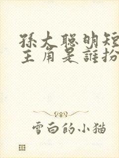 孙大聪明短剧女主角是谁扮演的