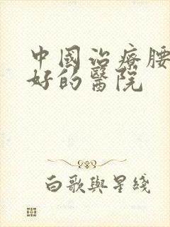 中国治疗腰椎最好的医院