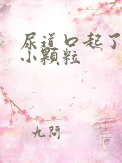 尿道口起了很多小颗粒