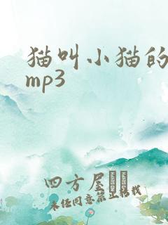 猫叫小猫的声音mp3
