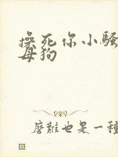 操死你小骚货小母狗