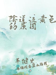 阴道流黄色液体的原因