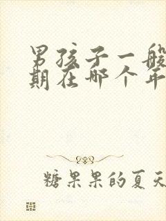 男孩子一般叛逆期在哪个年龄段