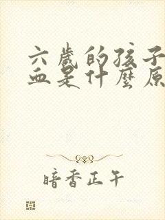 六岁的孩子流鼻血是什么原因