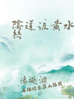 阴道流黄水带血丝