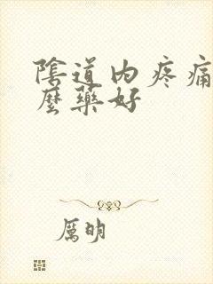 阴道内疼痛用什么药好