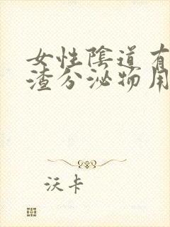 女性阴道有豆腐渣分泌物用什么药