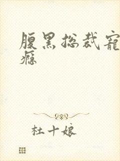 腹黑总裁宠妻成瘾