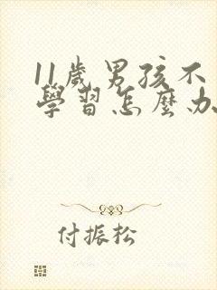 11岁男孩不爱学习怎么办