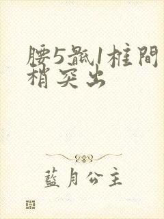 腰5骶1椎间盘稍突出