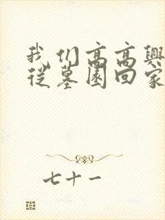 我们高高兴兴地从墓园回家