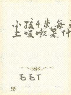 小孩4岁每天晚上咳嗽是什么原因