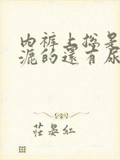 内裤上总是湿漉漉的还有尿骚味怎么回事