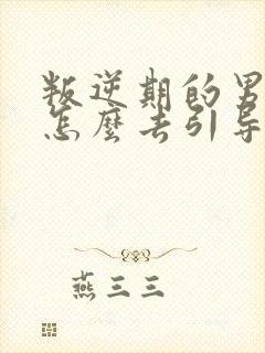 叛逆期的男孩子怎么去引导初中生