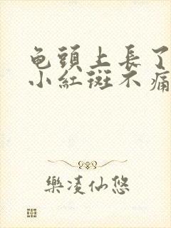 龟头上长了很多小红斑不痛不痒