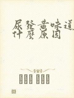 尿发黄味道重是什么原因