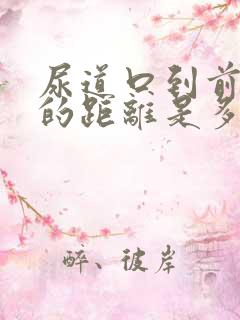 尿道口到前列腺的距离是多少