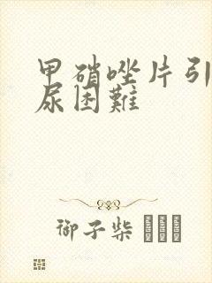 甲硝唑片引起排尿困难