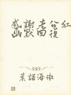 感谢老公红包的幽默回复