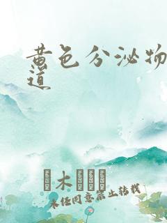 黄色分泌物有味道