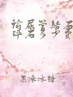 输尿管结石体外碎石多少费用