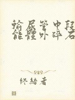 输尿管中段结石能体外碎石吗