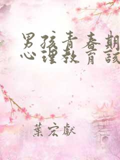 男孩青春期叛逆心理教育该怎么办