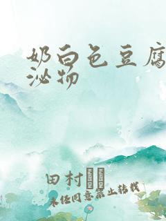 奶白色豆腐渣分泌物