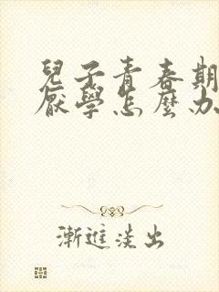 儿子青春期叛逆厌学怎么办